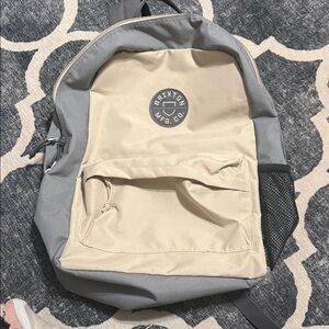 Brixton Tan and Gray Men's Backpack
